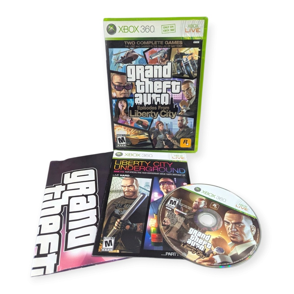 Rockstar Grand Theft Auto Episodes From Liberty City Xbox 360 CIB NTSC
